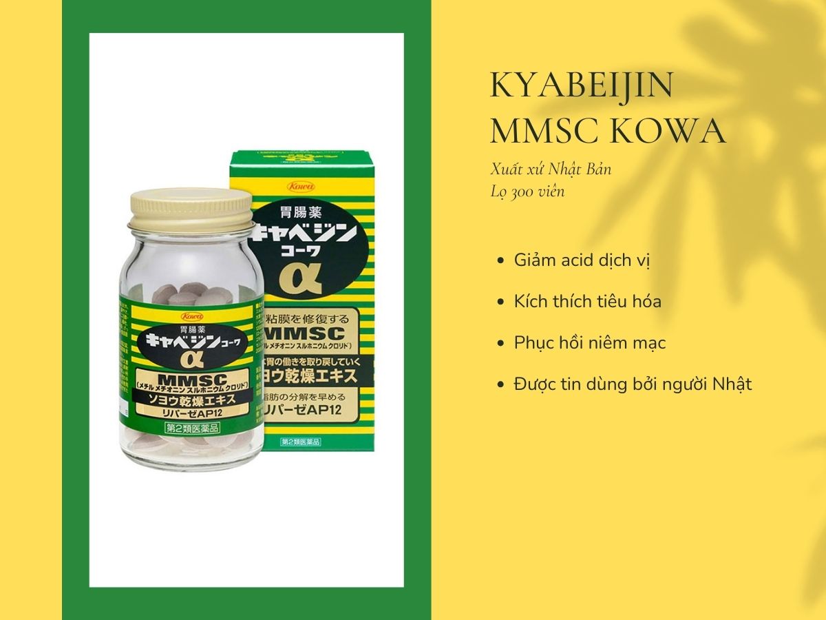 5+ thuốc đặc trị trào ngược dạ dày tốt nhất 35 Kyabeijin MMSC Kowa