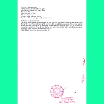 Acemuc 200mg (Cốm) 10 Thuốc Acemuc 200mg (cốm) tiêu nhầy, long đờm