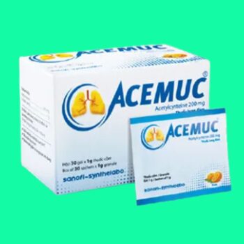 Thuốc Acemuc 200mg (cốm) tiêu nhầy, long đờm