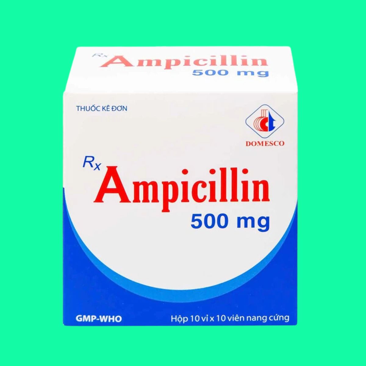 Ampicillin 500mg Domesco-6 Ampicillin 500mg Domesco điều trị nhiễm khuẩn