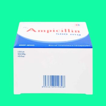 Ampicillin 500mg Domesco 7 Ampicillin 500mg Domesco điều trị nhiễm khuẩn
