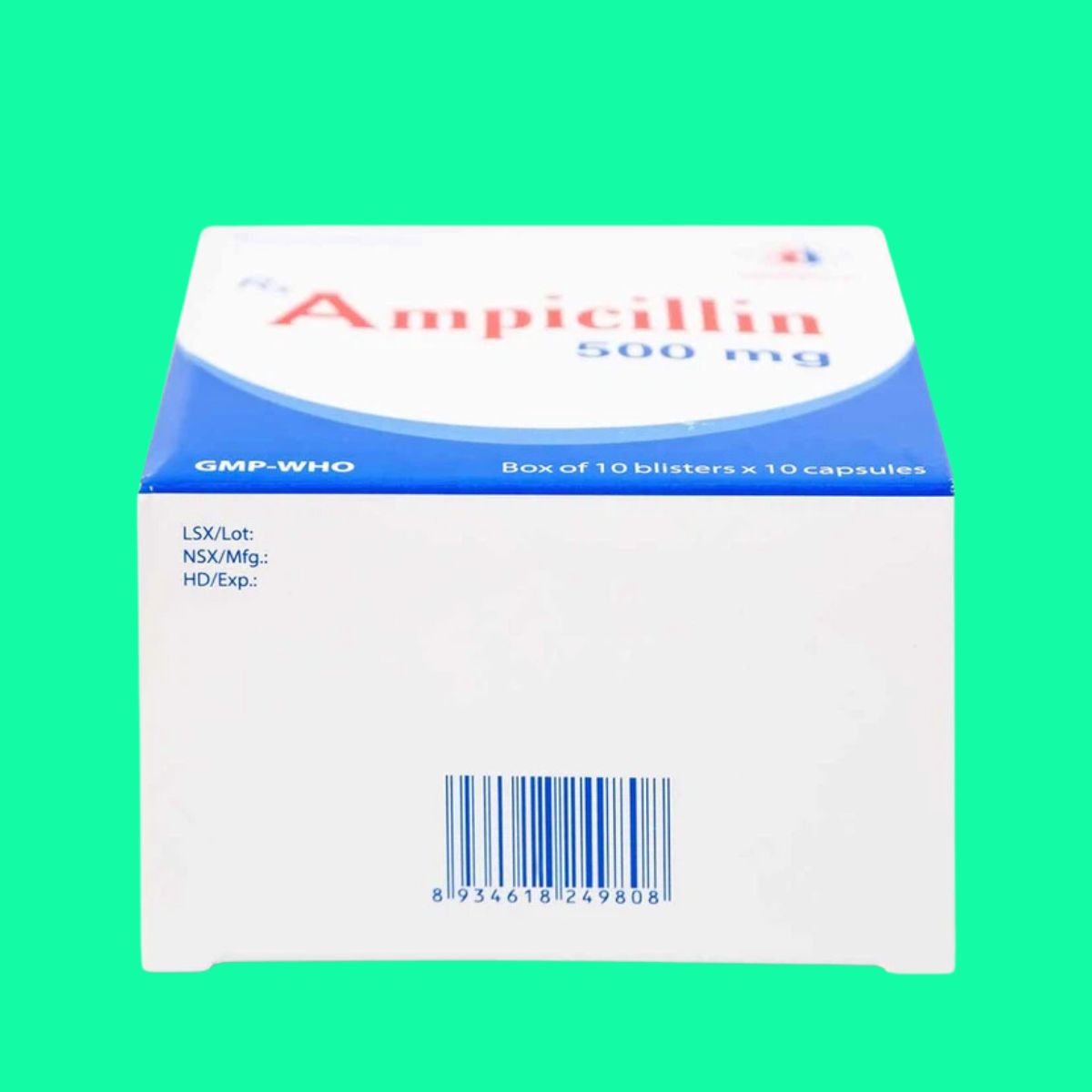 Ampicillin 500mg Domesco-7 (2) Ampicillin 500mg Domesco điều trị nhiễm khuẩn
