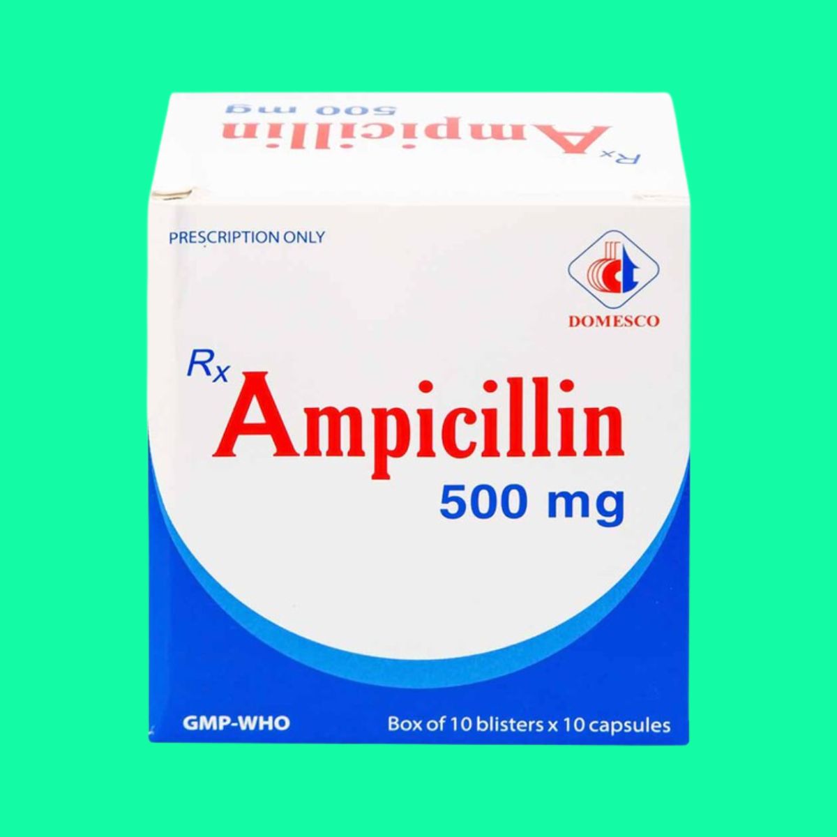 Ampicillin 500mg Domesco-7 Ampicillin 500mg Domesco điều trị nhiễm khuẩn