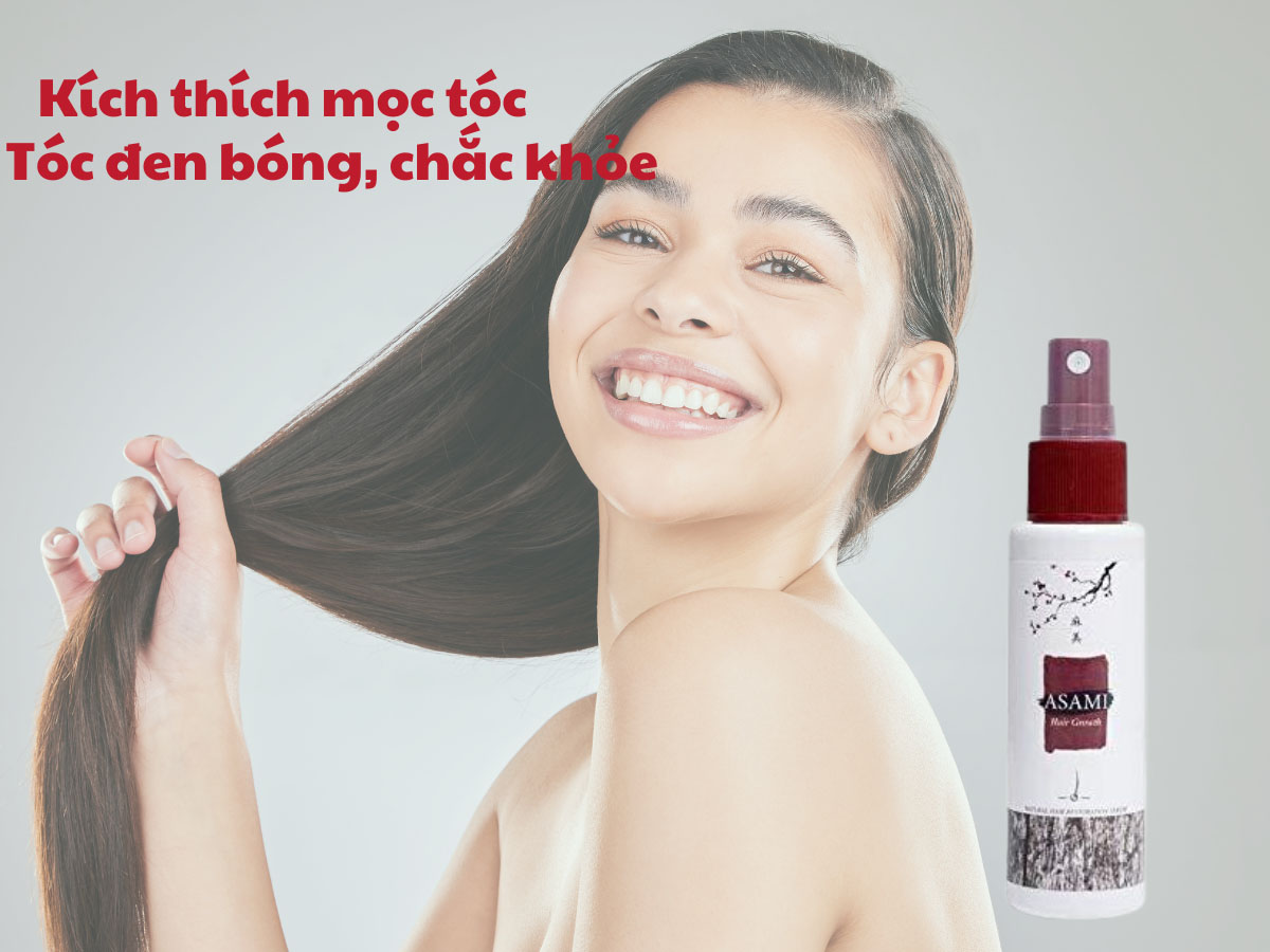 Xịt mọc tóc Asami Hair Growth 17 Xịt tóc Asami Hair Growth - Kích thích mọc tóc
