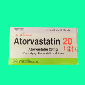 Atorvastatin 20 Khapharco