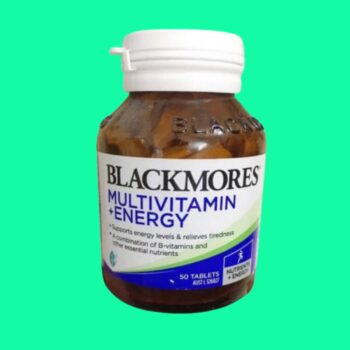 Blackmores Multivitamin + Energy cung cấp năng lượng cho cơ thể