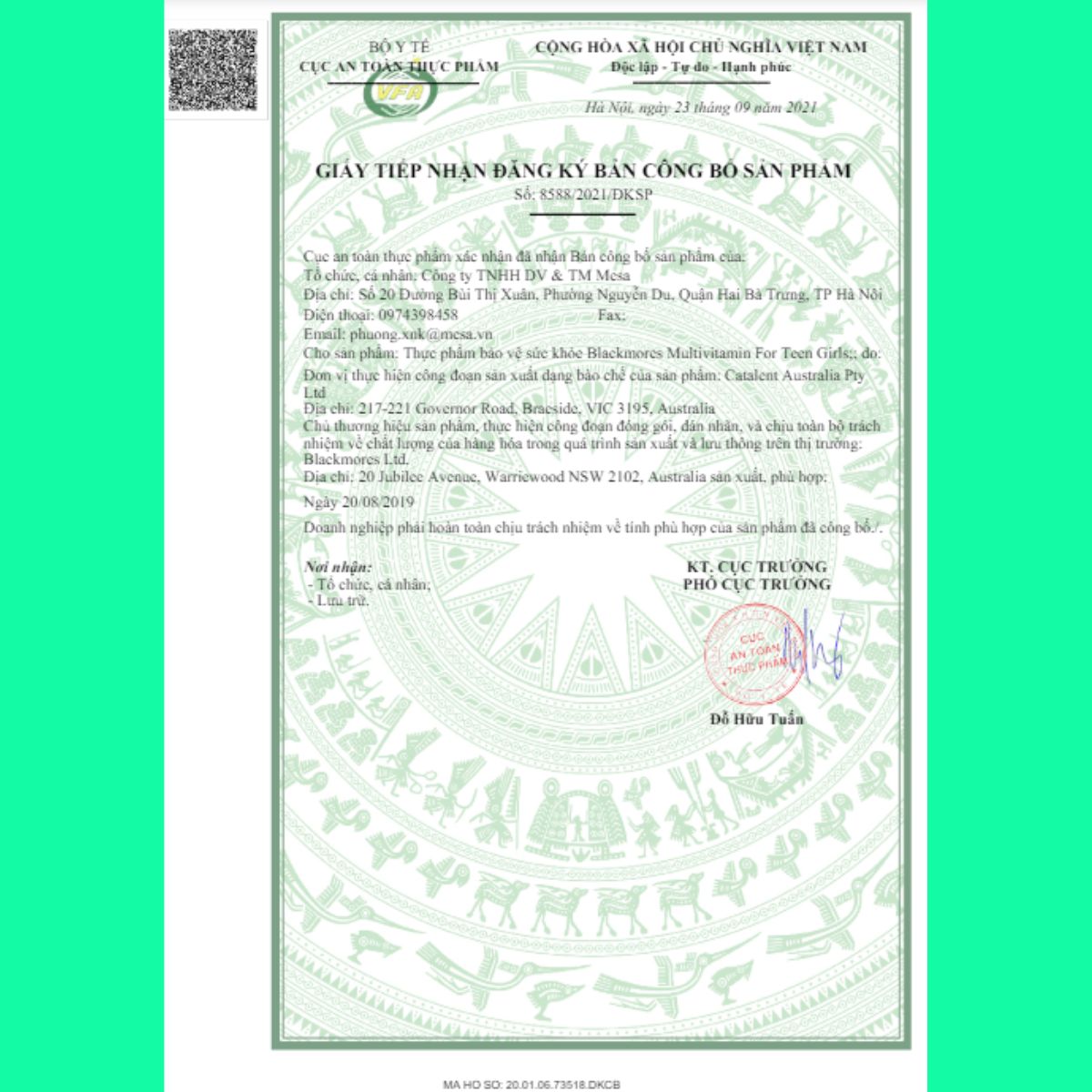 Blackmores Multivitamin For Teen Girls (2) Blackmores Multivitamin For Teen Girls bổ sung dinh dưỡng cho bé gái giai đoạn dậy thì