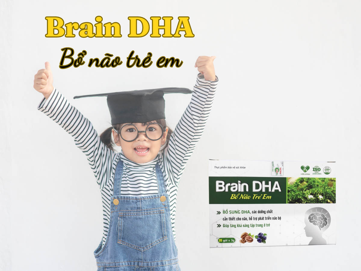 Brain DHA Bổ Não Trẻ Em (Cốm)