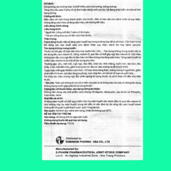 Calcium D Robinson Pharma