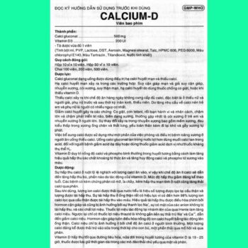 Calcium D Robinson Pharma