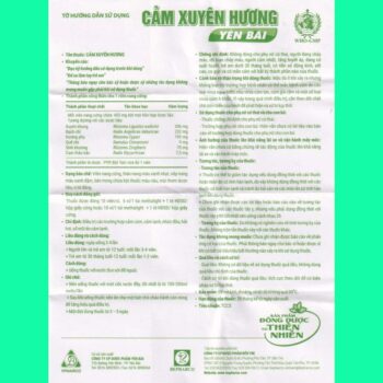 Cảm Xuyên Hương Yên Bái (Hộp 100 viên)