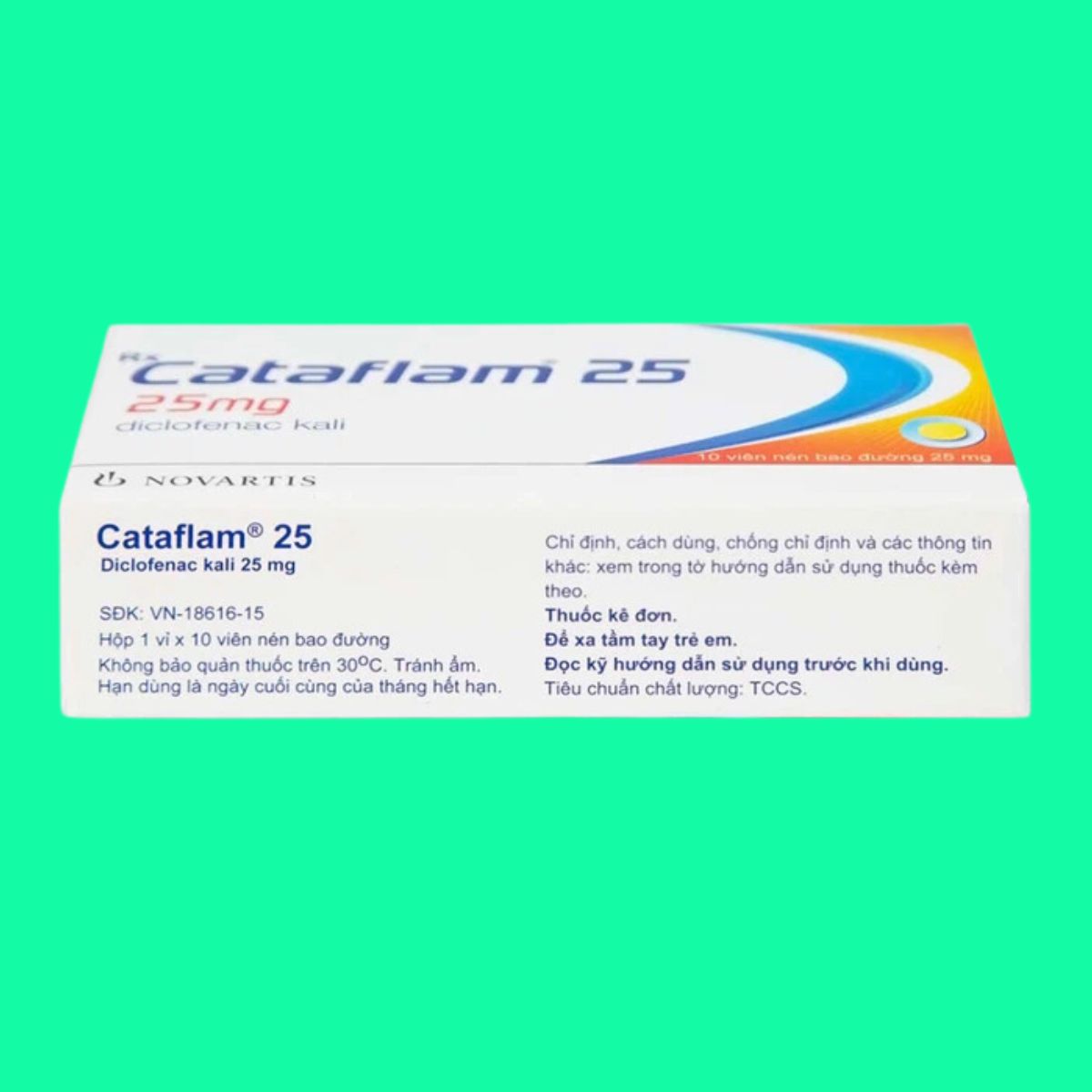 Cataflam 25 (1) Cataflam 25 trị viêm đau xương khớp