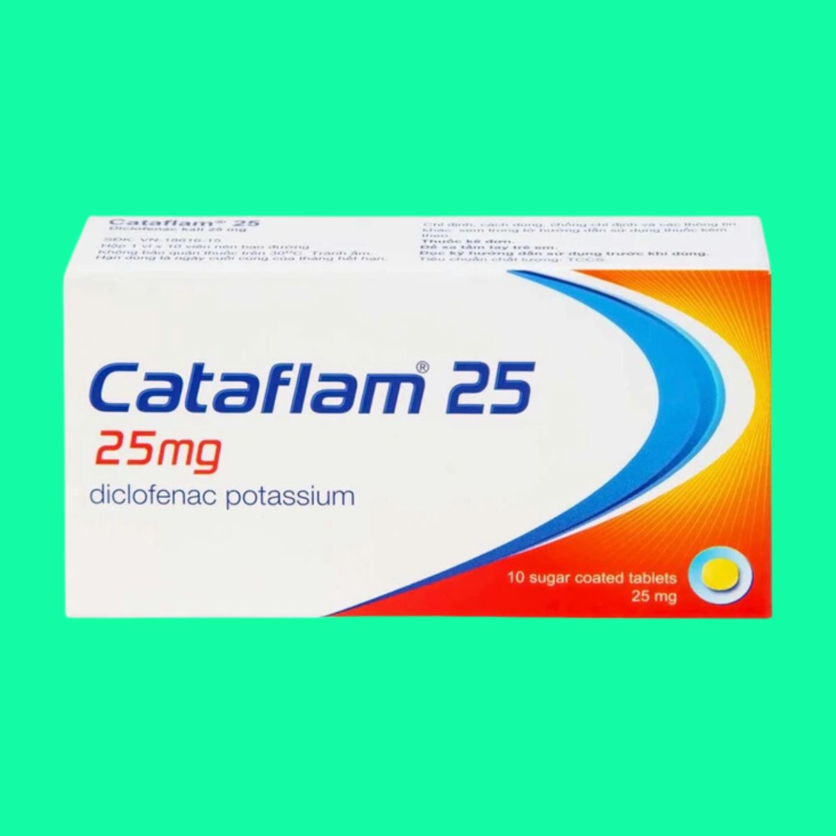Cataflam 25 (10) Cataflam 25 trị viêm đau xương khớp