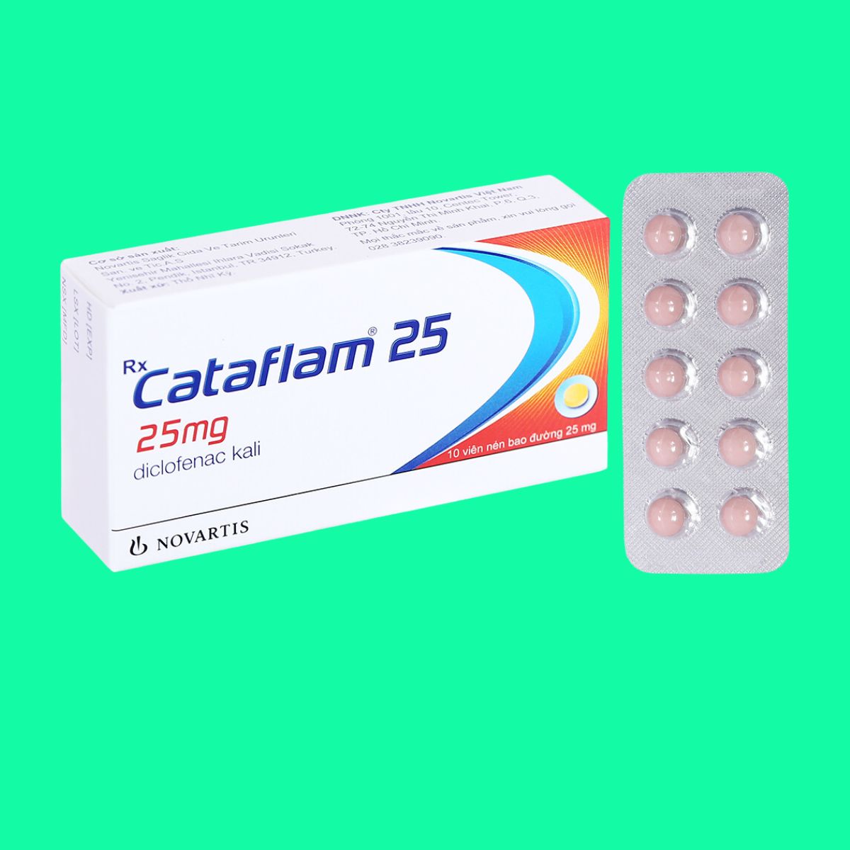 Cataflam 25 (2) Cataflam 25 trị viêm đau xương khớp