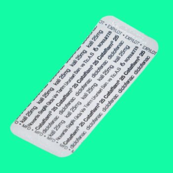 Cataflam 25 10 Cataflam 25 trị viêm đau xương khớp