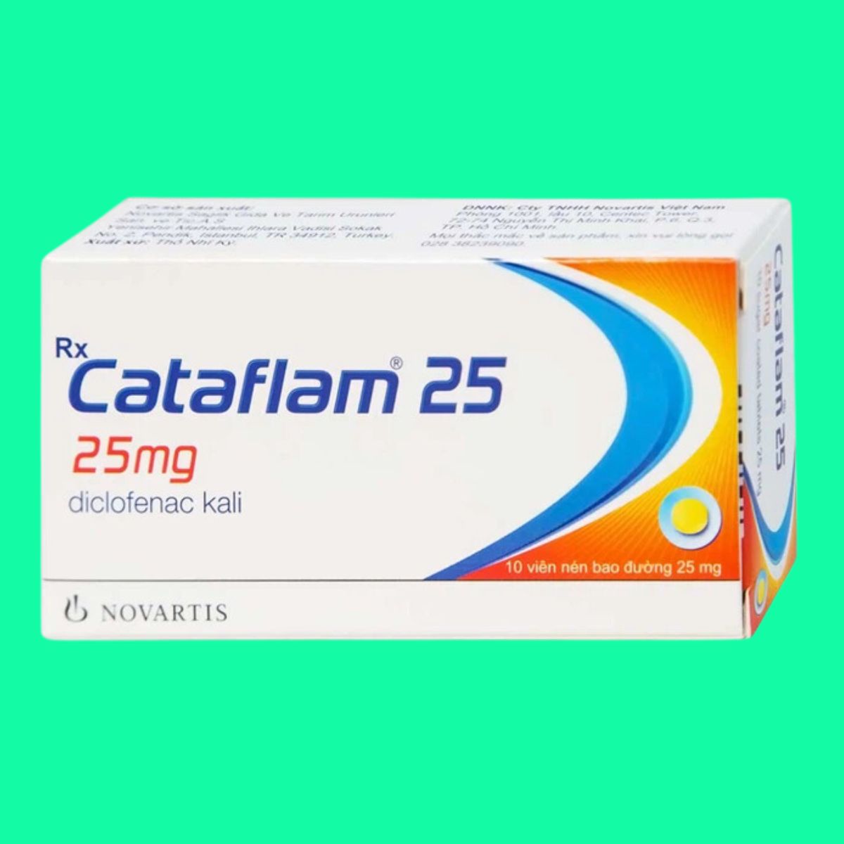 Cataflam 25 (8) Cataflam 25 trị viêm đau xương khớp