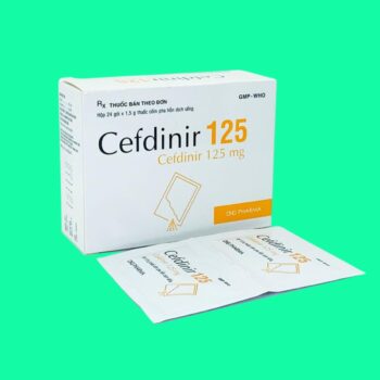 Cefdinir 125mg DHG trị nhiễm khuẩn
