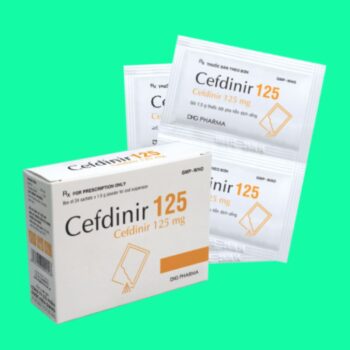 Cefdinir 125mg DHG 2 Cefdinir 125mg DHG trị nhiễm khuẩn