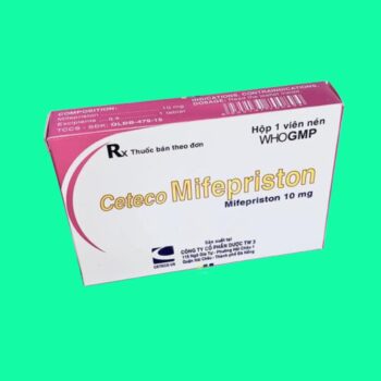 Ceteco Mifepriston 5 Thuốc tránh thai khẩn cấp Ceteco Mifepriston