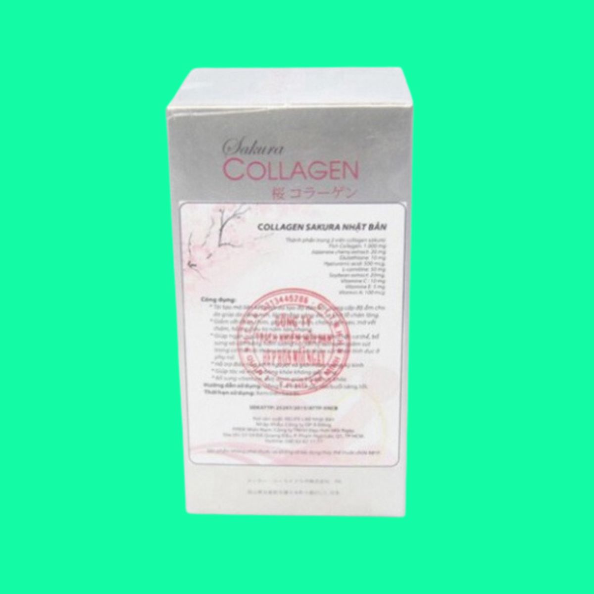 Collagen Sakura-9 Collagen Sakura hỗ trợ làm đẹp da