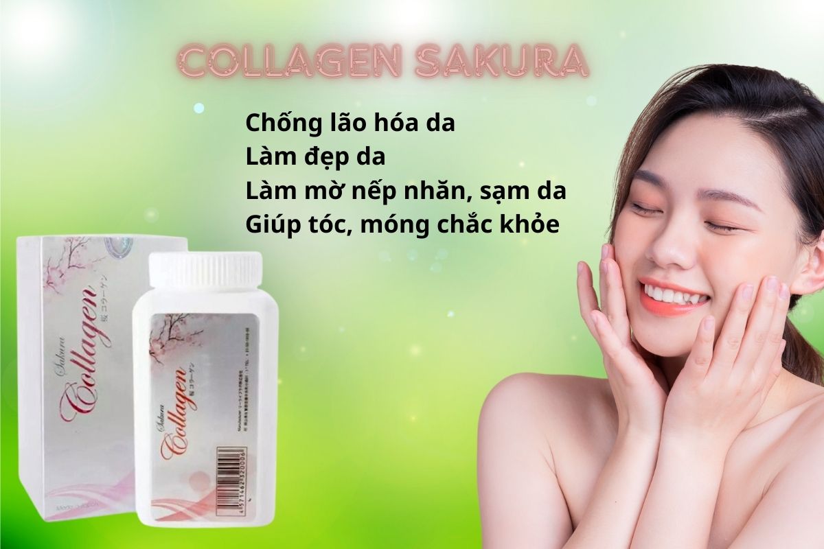 Collagen Sakura Nhật Bản 13 Công dụng của Collagen Sakura