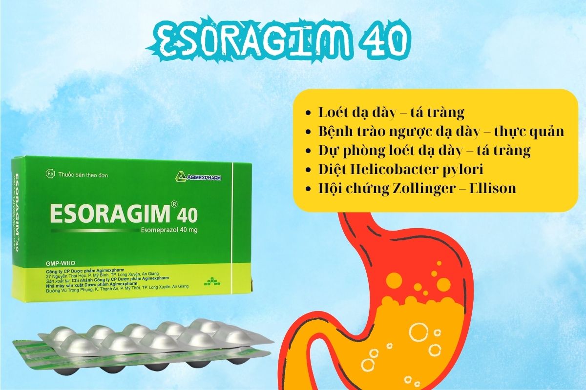 Cong dung cua thuoc Esoragim 40