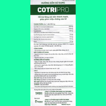 Cotripro (Hộp 20 viên)