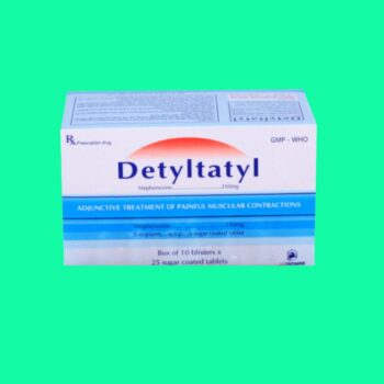 Detyltatyl 250mg giảm đau do co cứng cơ