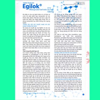 Egilok 100mg 8 Egilok 100mg