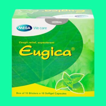 Eugica xanh 3 Eugica xanh chữa ho, đau họng, cảm cúm