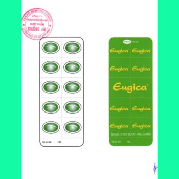 Eugica xanh 9 Eugica xanh chữa ho, đau họng, cảm cúm