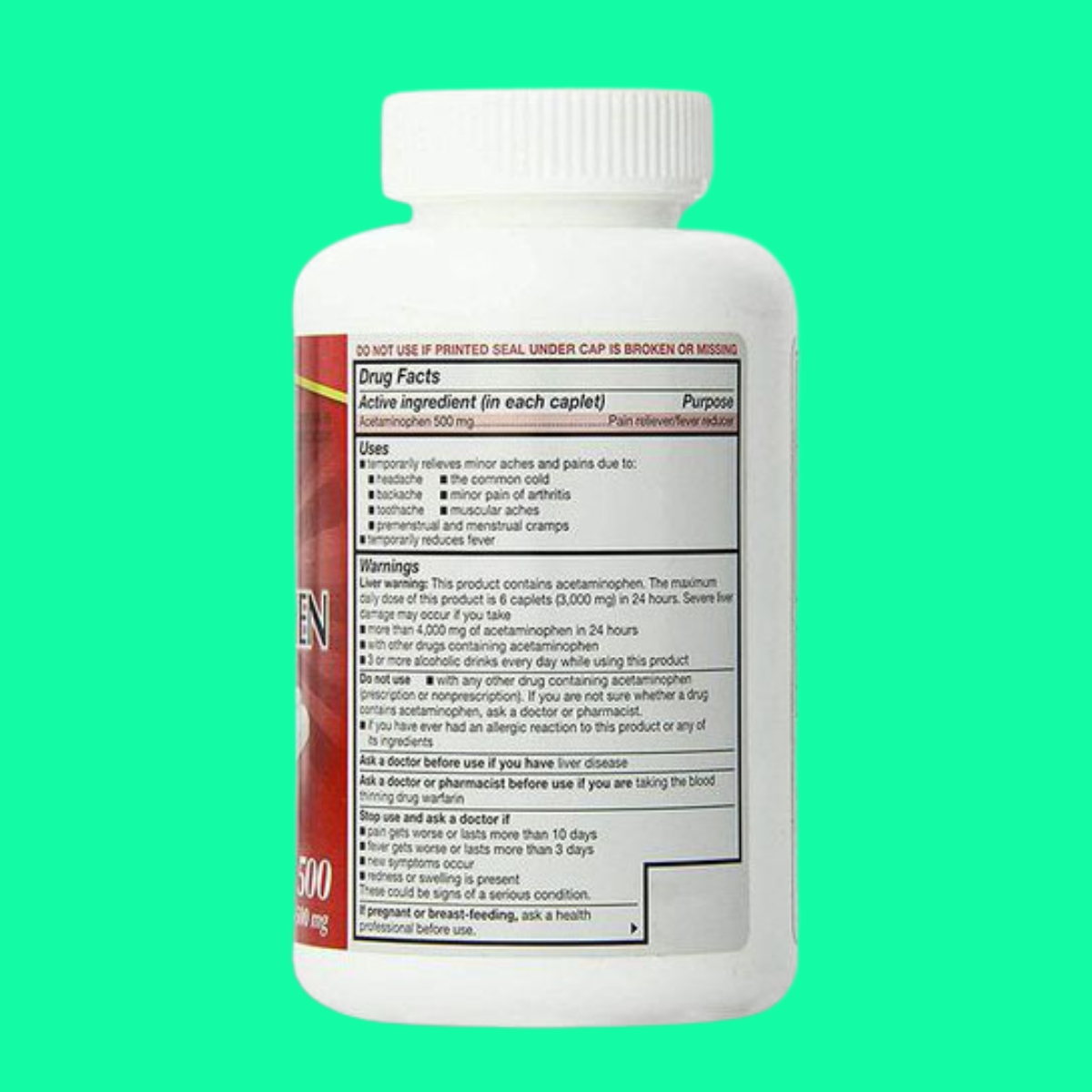 Extra Strength Acetaminophen 500mg Kirkland Extra Strength Acetaminophen 500mg Kirkland