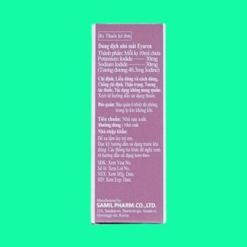 Eyaren Ophthalmic Drops điều trị đục thủy tinh thể