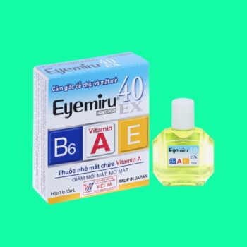 Eyemiru 40 EX trị sung huyết kết mạc, viêm mí mắt