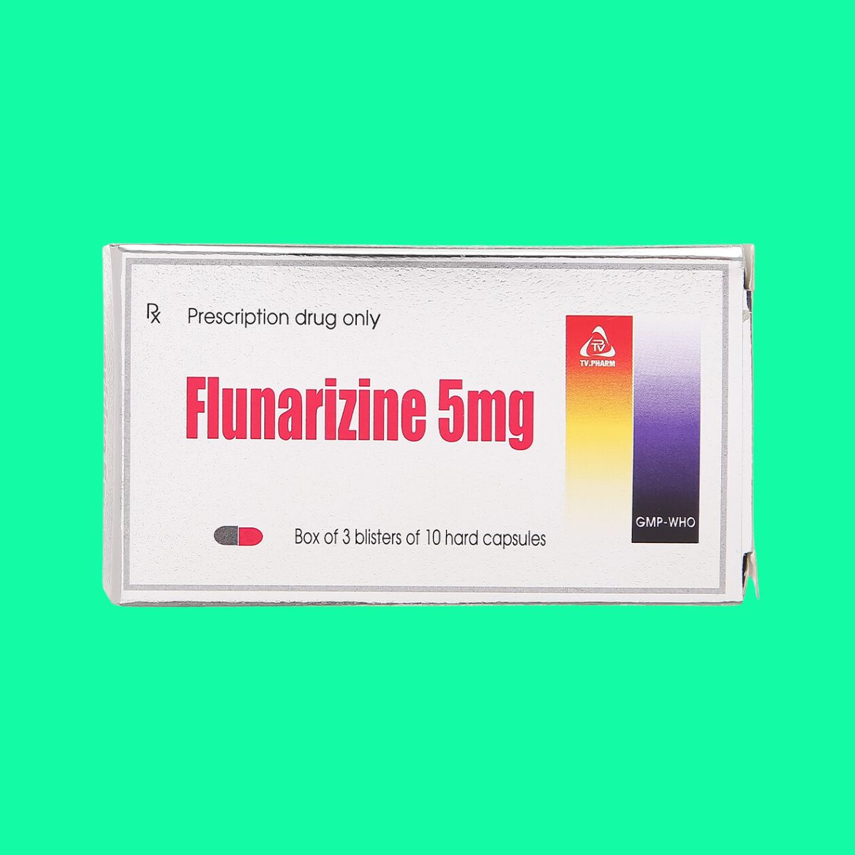 Flunarizine 5mg TV.Pharm (4) Flunarizine 5mg TV.Pharm trị đau nửa đầu