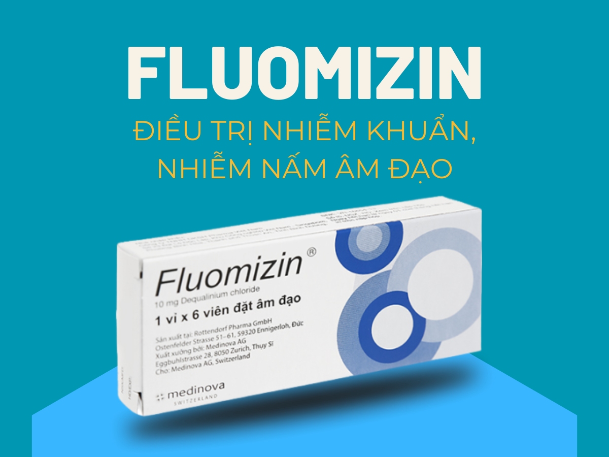 Fluomizin 10mg 16 Fluomizin điều trị nhiễm khuẩn, nhiễm nấm âm đạo