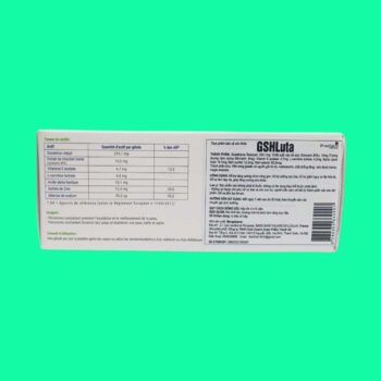 GSHLuta - Chống oxy hóa, làm đẹp da