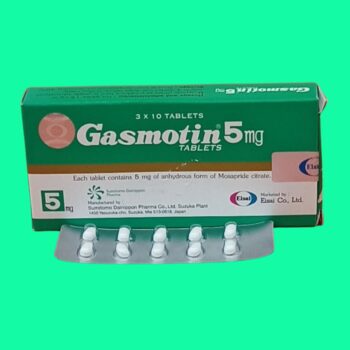 Gasmotin 5mg giảm triệu chứng dạ dày - ruột