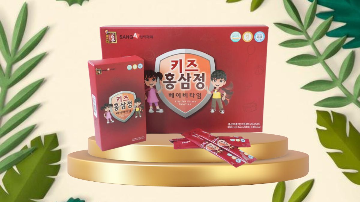Hồng Sâm Baby SangA 10 Hồng Sâm Baby SangA giúp trẻ ăn ngon, ngủ ngon, tăng cường sức khỏe