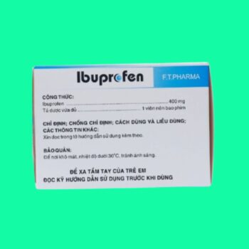 Ibuprofen 400mg F.T.Pharma 4 Thuốc giảm đau Ibuprofen 400mg F.T.Pharma-1