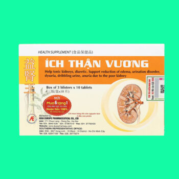 Ích Thận Vương (Hộp 30 viên) 2 Ích Thận Vương (Hộp 30 viên)