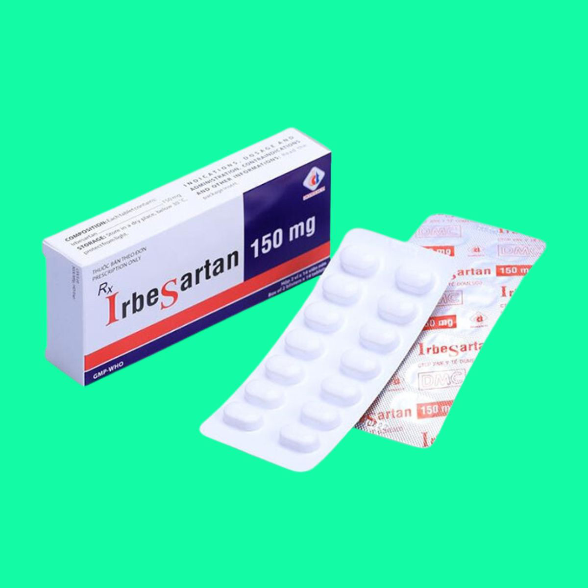 Irbesartan 150mg Domesco - 4 Irbesartan 150mg Domesco