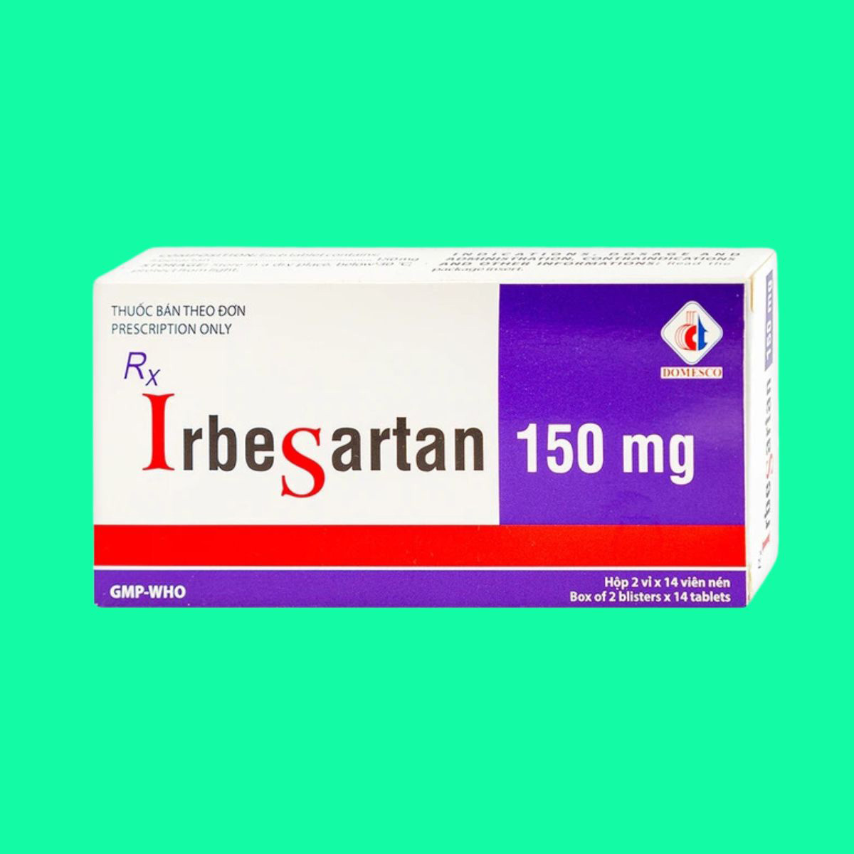 Irbesartan 150mg Domesco - 5 Irbesartan 150mg Domesco