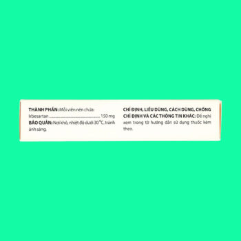 Irbesartan 150mg Domesco 9 Irbesartan 150mg Domesco