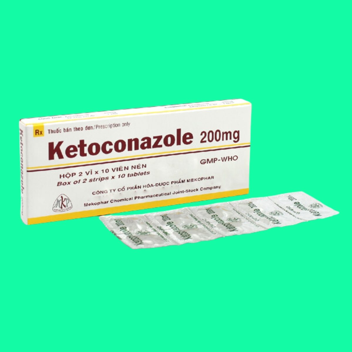 Ketoconazole 200mg Mekophar (1) Ketoconazole 200mg Mekophar