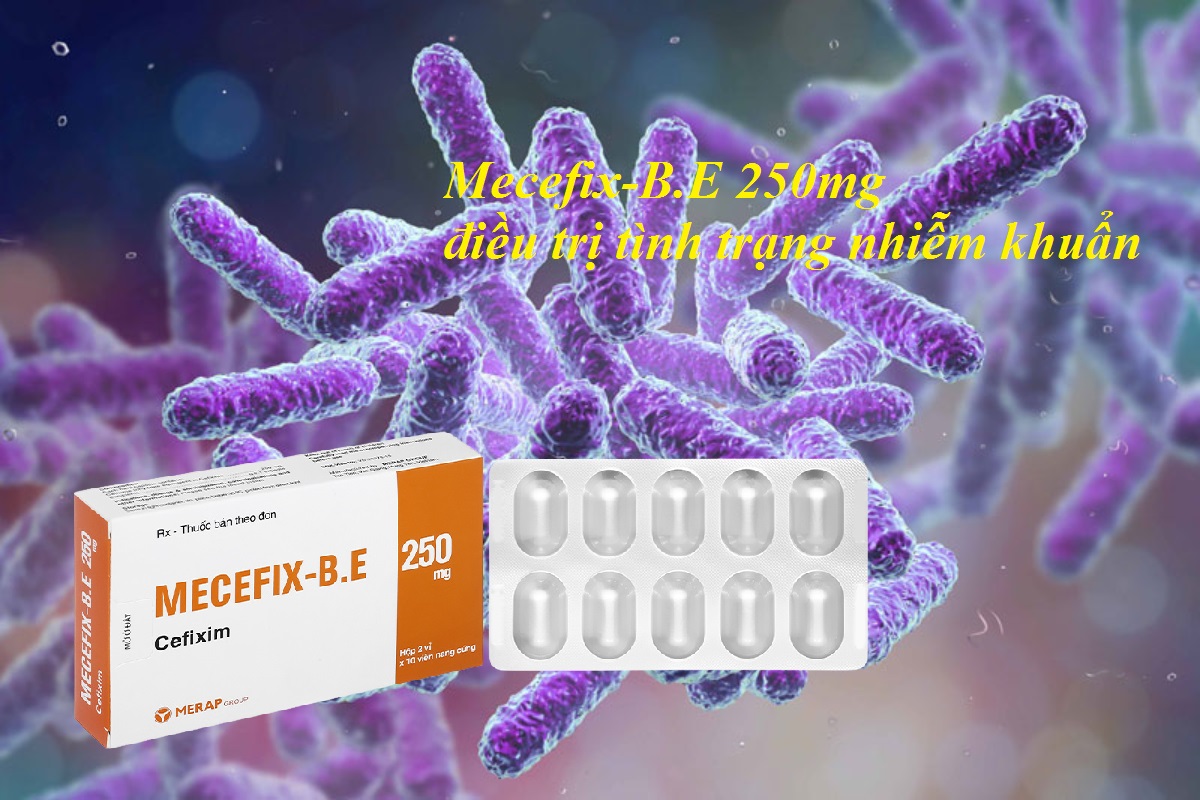 Mecefix-B.E 250mg có tác dụng gì