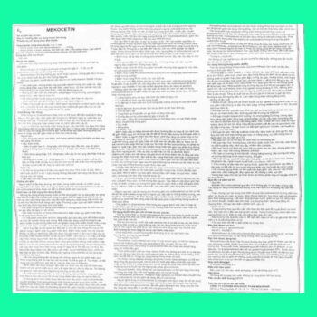 Mekocetin 0.5mg 13 Thuốc Mekocetin 0.5mg