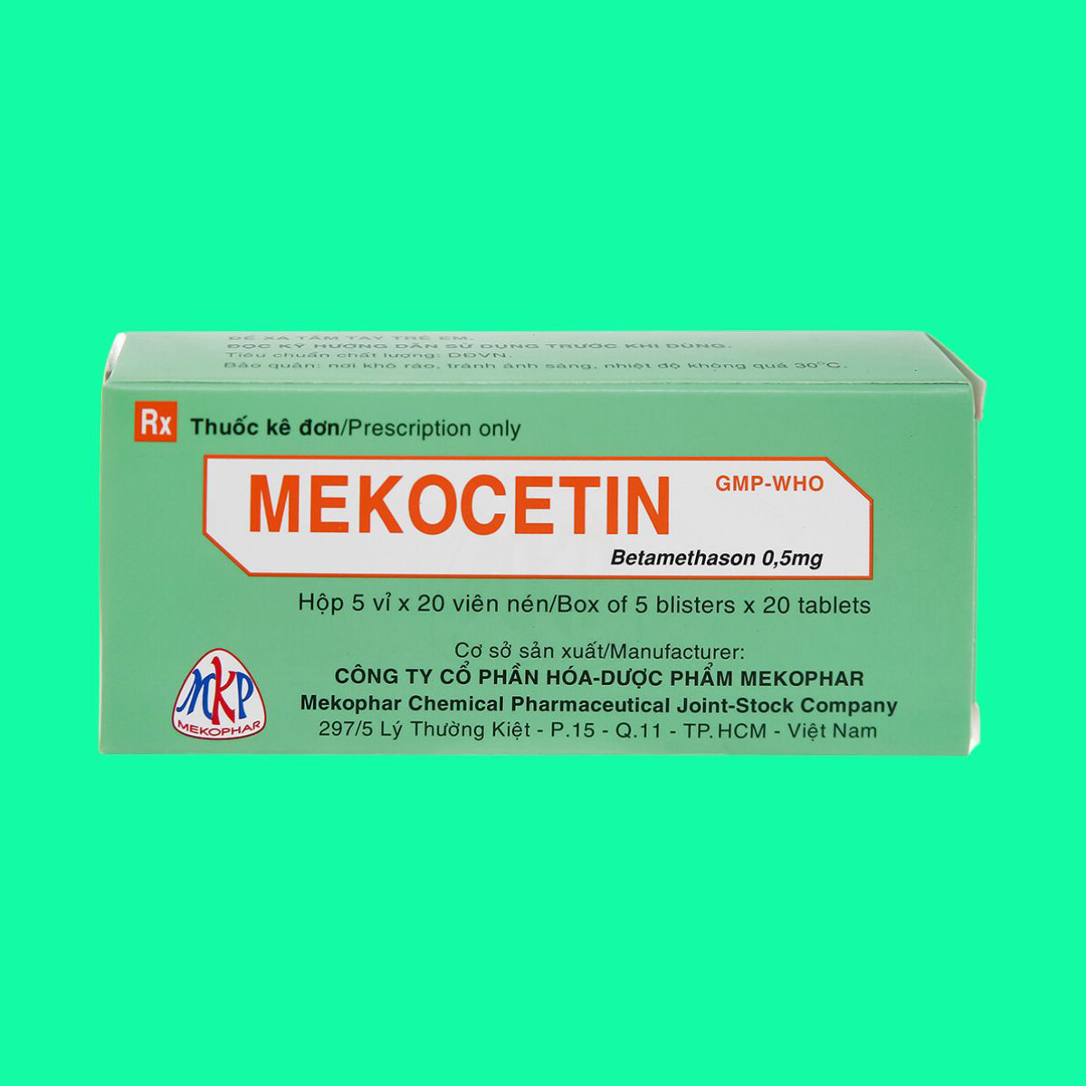 Mekocetin 0.5mg - 3 Thuốc Mekocetin 0.5mg
