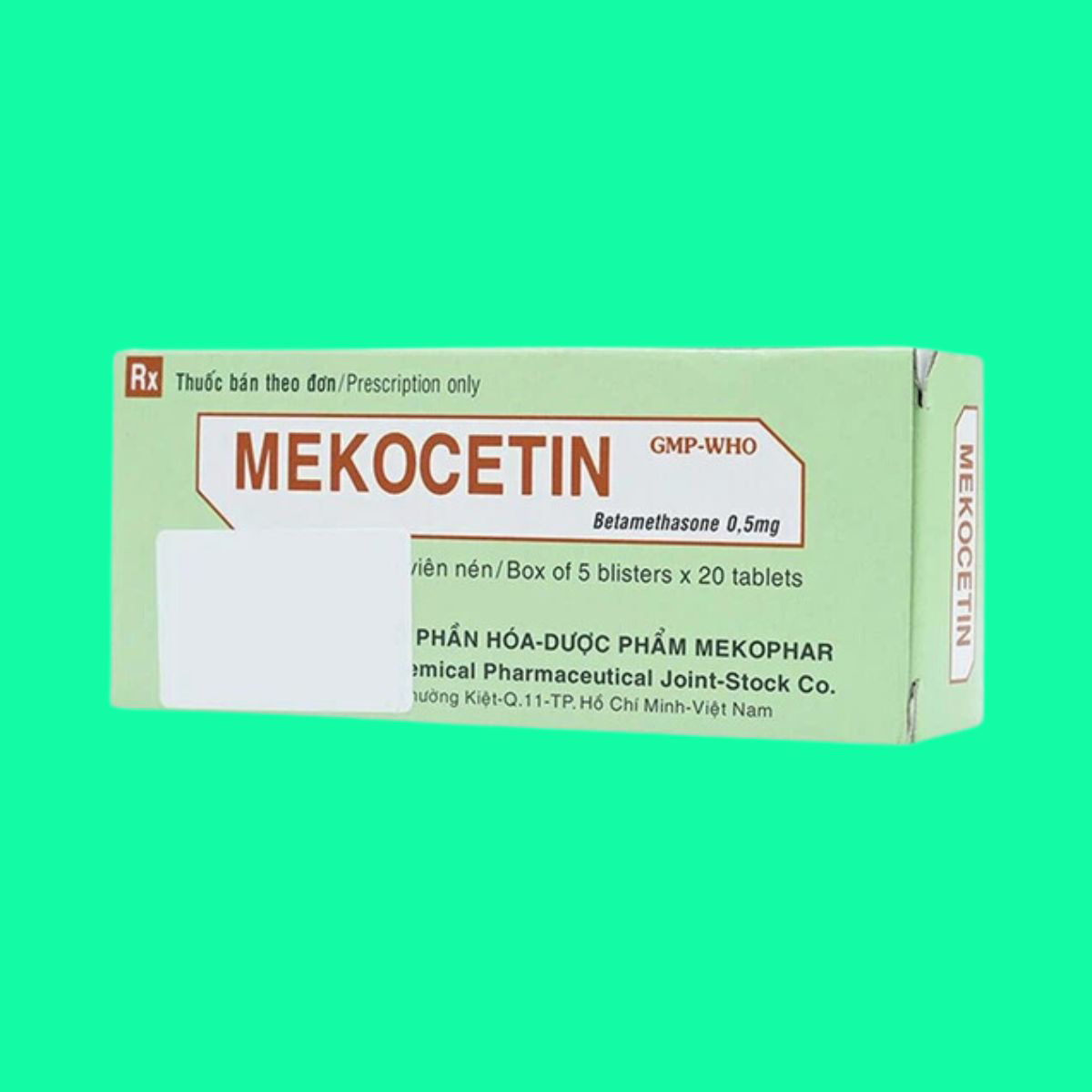 Mekocetin 0.5mg - 6 Thuốc Mekocetin 0.5mg