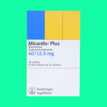 Micardis Plus 40mg/12.5mg 4 Micardis Plus 40mg/12.5mg